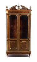 A Directoire Style Gilt Metal Mounted Mahogany Vitrine