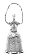 An American Silver Figural Bell