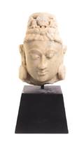An Indian Marble Head