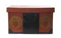 A Japanese Red Lacquer Chest