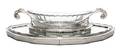 A French SilverPlate Centerpiece Bowl and Matching Mirror Plateau