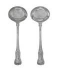Two George III Silver Sauce Ladles