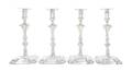 A Set of Four George IV Silver Candlesticks