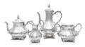 A Victorian Silver FourPiece Tea and Coffee Set