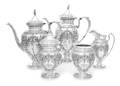 An American Silver FivePiece Tea and Coffee Set