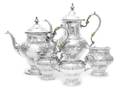 An American Silver FivePiece Tea and Coffee Set