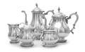 An American Silver FivePiece Tea and Coffee Set