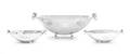 A Set of Three American Silver Bowls