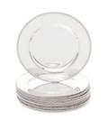 A Set of Twelve American Silver Bread Plates