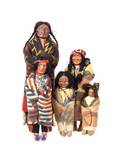Five Souvenir Skookum Dolls