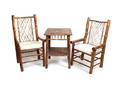 A Pair of Old Hickory Style Side Chairs
