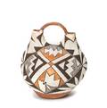 An Acoma Pottery Wedding Vase
