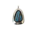 A Southwestern Silver Shadow Box Pendant