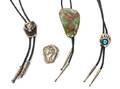 Four Southwestern Bolo Ties