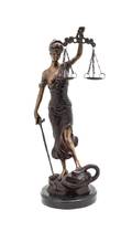 A Bronze Figure of Lady Justice