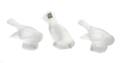 Three Lalique Frosted Glass Figures of Sparrows
