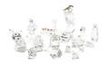 A Collection of Nineteen Swarovski Crystal Figurines