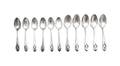 Eleven American Silver Spoons