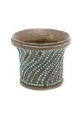 An IndoPersian Stone Studded Bronze Cup
