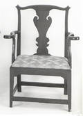 Pennsylvania transitional walnut armchair ca 1780