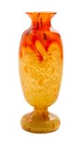A Charles Schneider Glass Vase