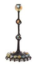 A Tiffany Studios Favrile Glass and Bronze