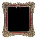 A Giltwood and Lacquered Mirror designed by Salvador Dali