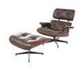 A Charles and Ray Eames Rosewood 670 Lounge Chair and 671 Ottoman