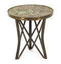 A Philip and Kelvin Laverne Bronze Occasional Table