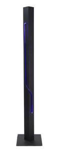 A George Kovacs Steel and Neon Floor Lamp