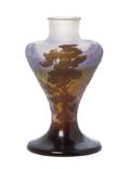 A Galle Cameo Glass Vase