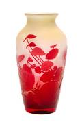 A Galle Cameo Glass Vase