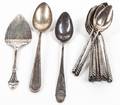 A Set of Eleven American Silver Demitasse Spoons