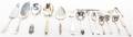 A Group of American Silver Flatware Articles