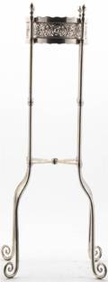 A Nickel Plated Art Nouveau Style Flower Stand