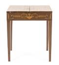An Italian Art Deco Style Satinwood Work Table