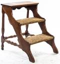 A Set of Regency Mahogany Bed Steps