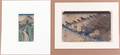 Two Japanese Woodblock Prints Hiroshige Utagawa