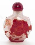 A Peking Glass Snuff Bottle