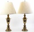 A Pair of Brass Table Lamps