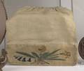 Lancaster County Pennsylvania oil on silk and velvet school girls work bag early 19th c