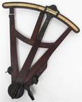 A Mahogany and Metal Sextant
