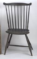 Pennsylvania painted fanback windsor side chair ca 1820
