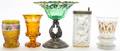 A Collection of Five Bohemian Glass Articles
