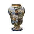 An Italian Majolica Urn
