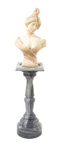 An Italian Alabaster Bust