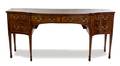 A George III Mahogany and Satinwood Inlaid Sideboard