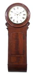 An English Mahogany Wall Clock