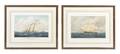 Three Handcolored Nautical Engravings