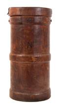 An English Leather Canister
